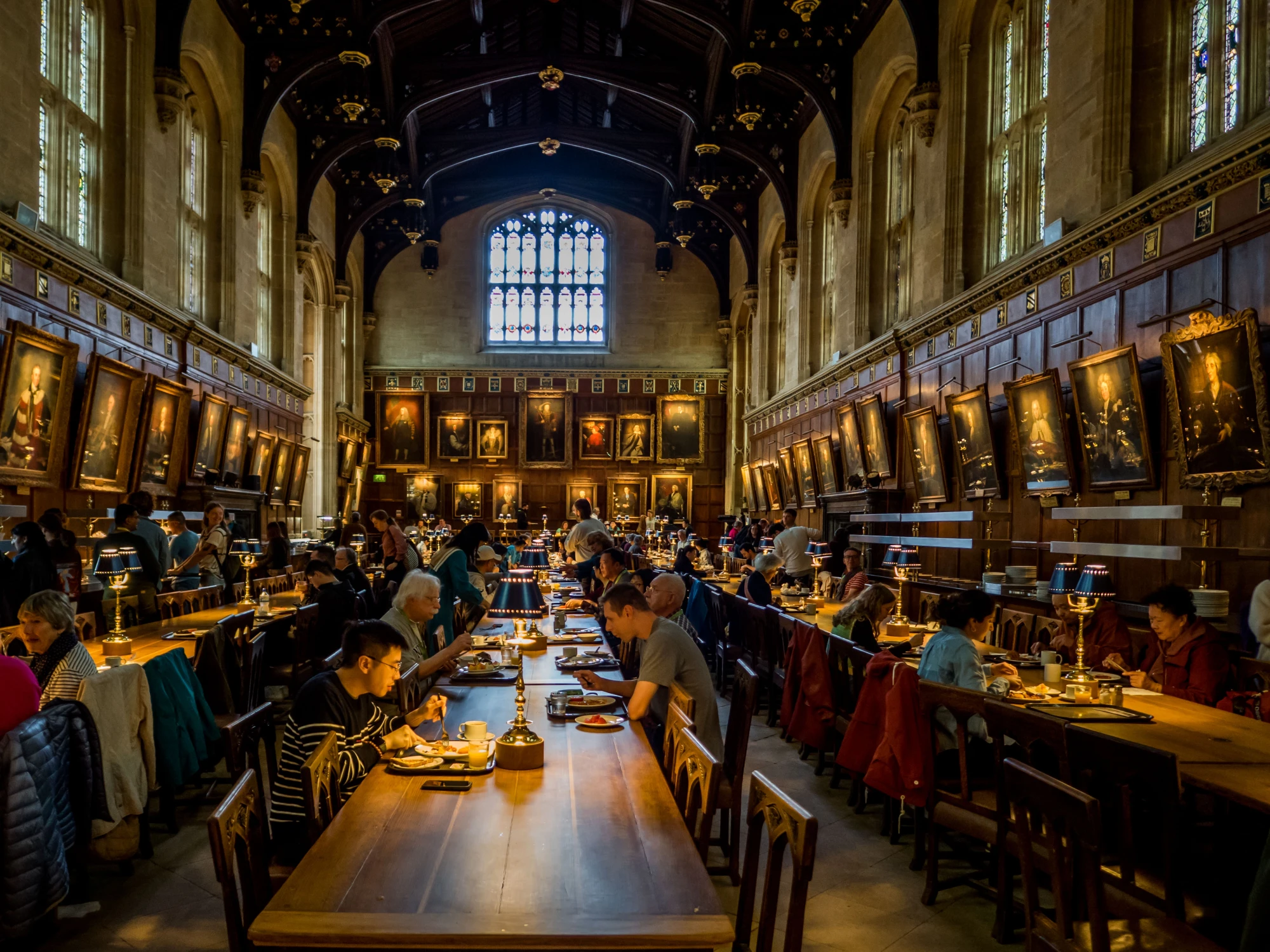 Christ Church College dining room.